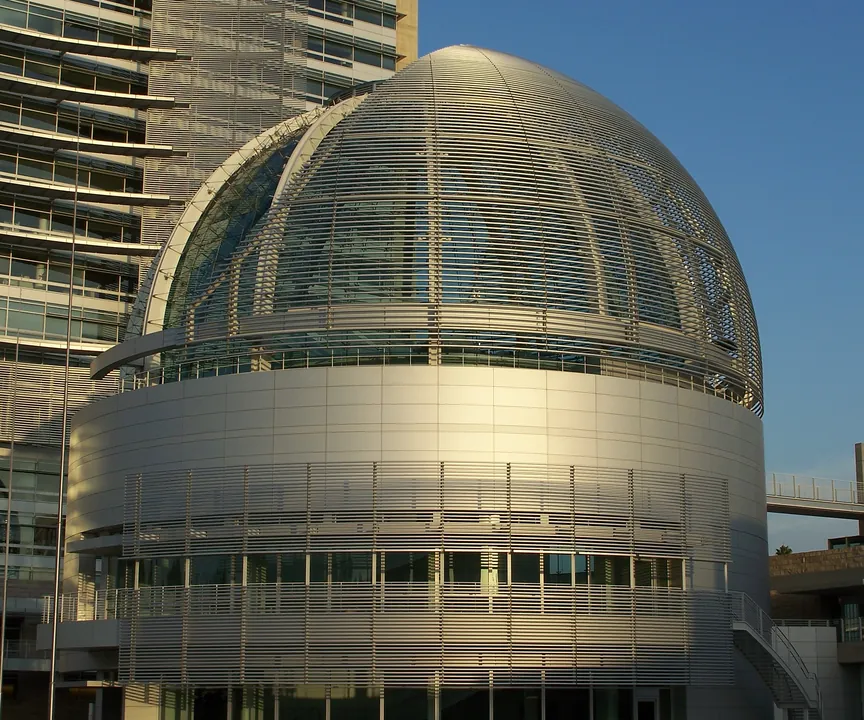 The Rotunda at San Jos&eacute; City Hall in warm evening light